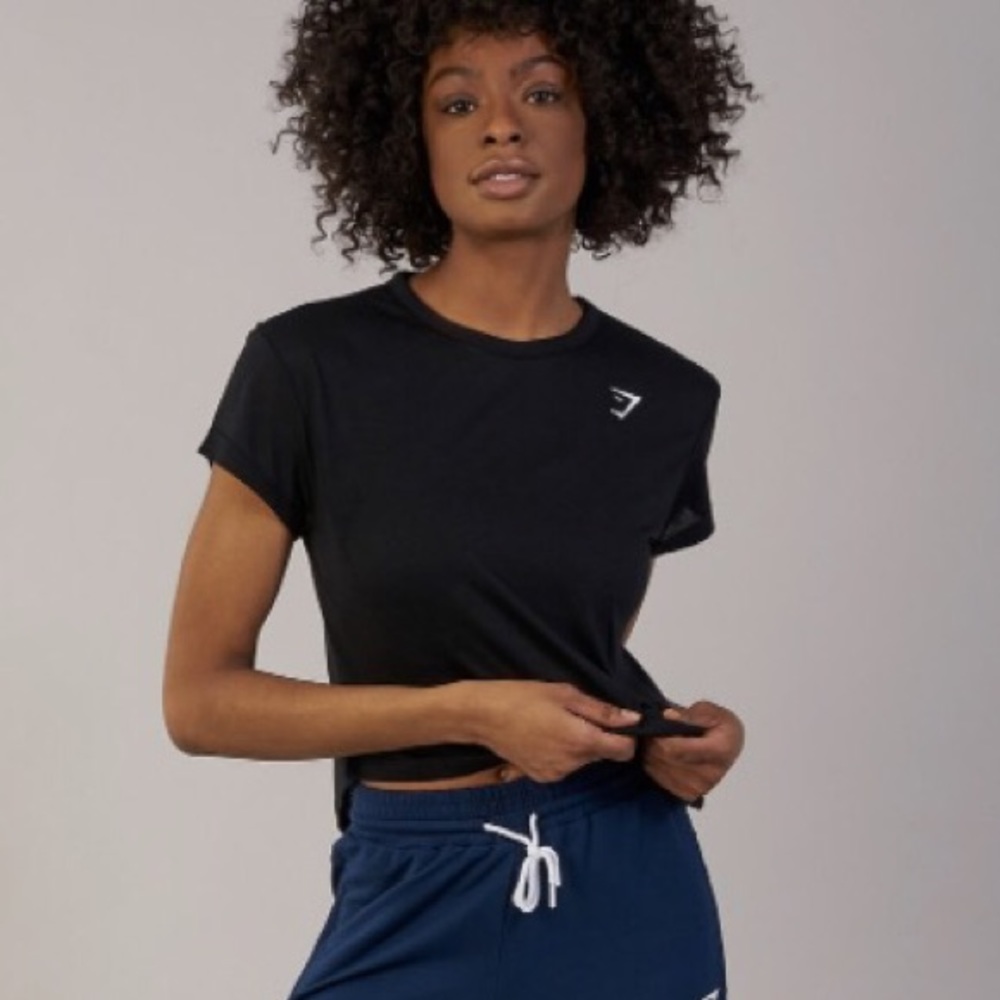 Black gymshark T-shirt NWT